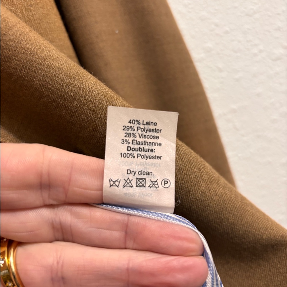 J. Crew Original Schoolboy Blazer Camel Blazer with Gray Accents Size 4 - Picture 8 of 9